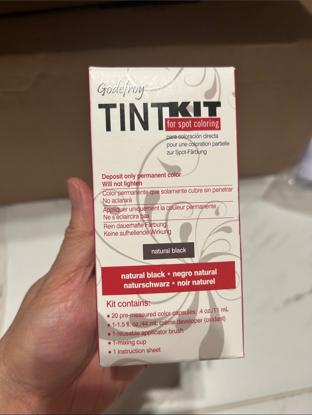 Godefroy TintKit Spot Coloring - Natural Black.